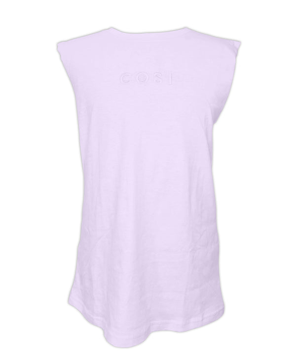 Sleeveless T-Shirt Lilac
