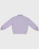 1/4 Zip Sweatshirt Lilac