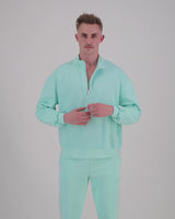 1/4 Zip Sweatshirt Mint