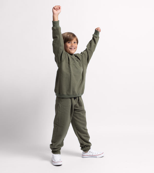 Kids Sweatpants Olive