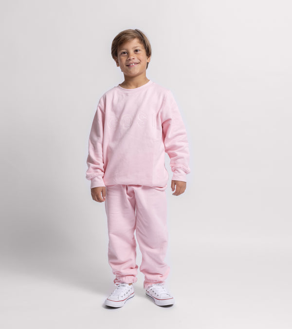 Kids Sweatpants Light Pink