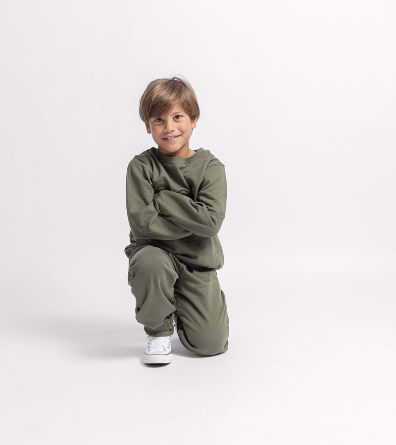 Kids Sweatshirt Olive