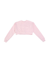 Cropped Sweatshirt Light Pink
