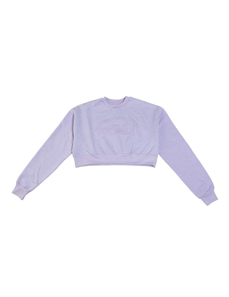 Cropped Sweatshirt Lilac
