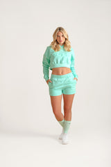 Cropped Hoodie Mint