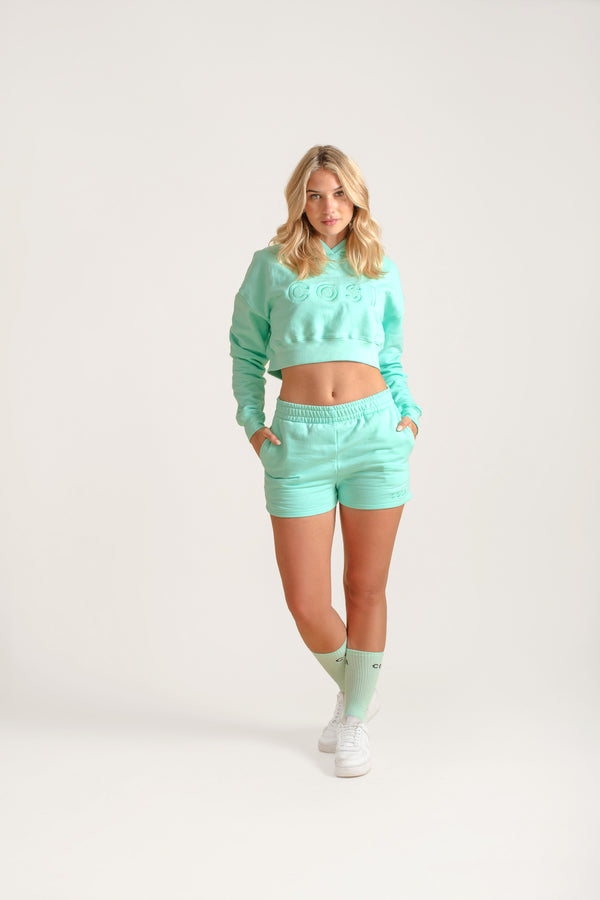 Cropped Hoodie Mint