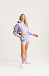 Cropped Hoodie Lilac