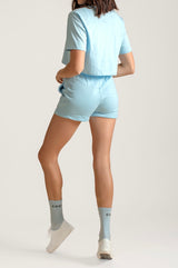 Cropped T-Shirt Light Blue