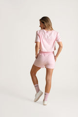 Cropped T-Shirt Light Pink