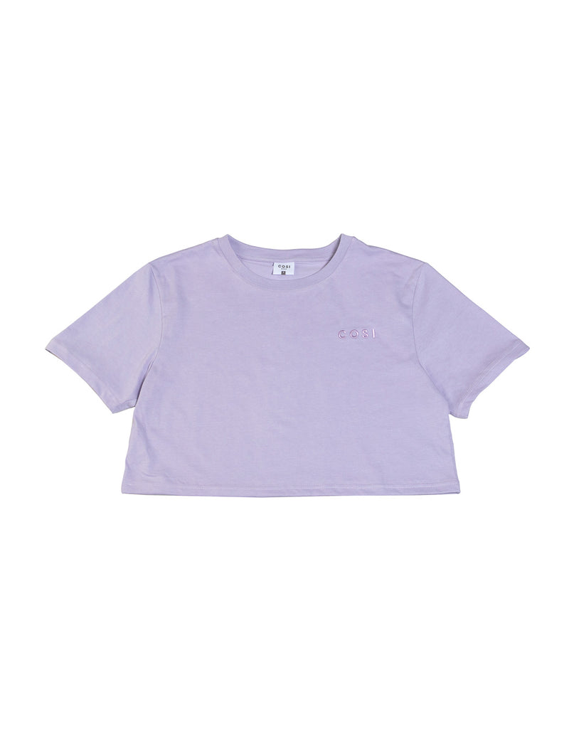 Cropped T-Shirt Lilac