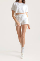 Cropped T-Shirt White