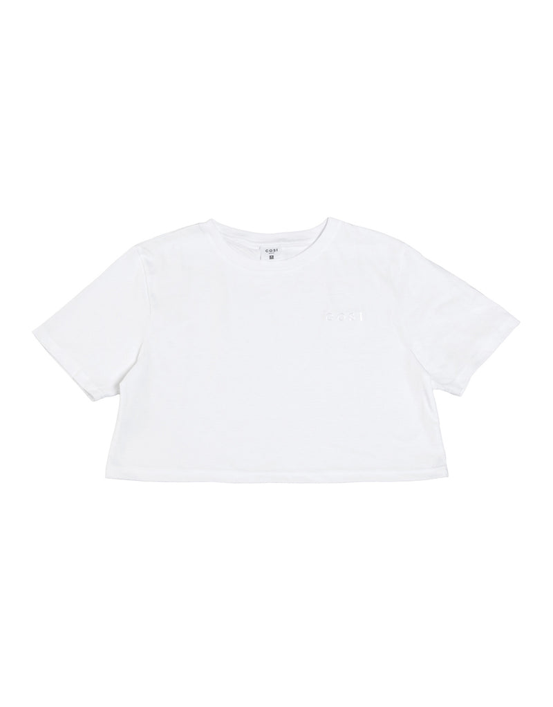 Cropped T-Shirt White