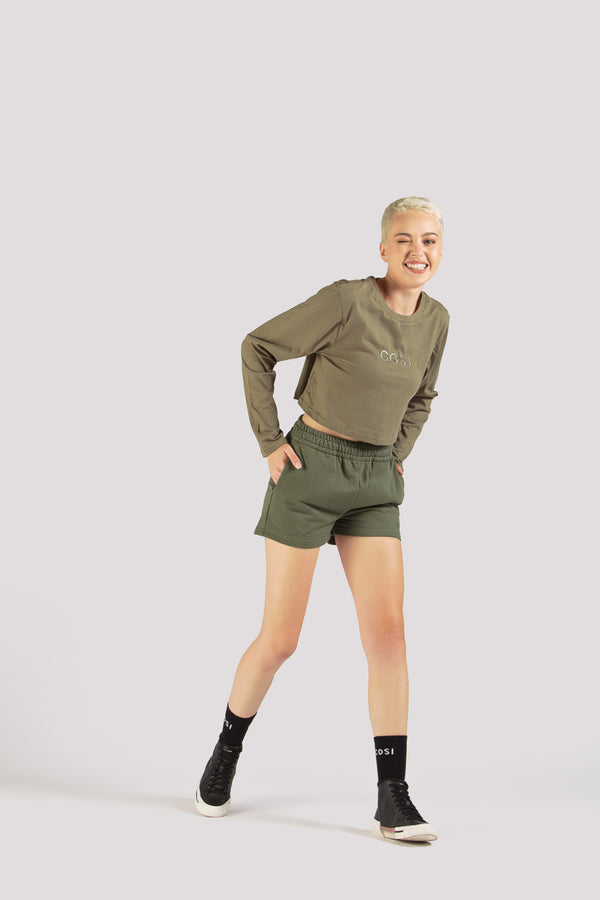 Short Shorts Olive