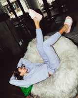 1/4 Zip Sweatshirt Lilac