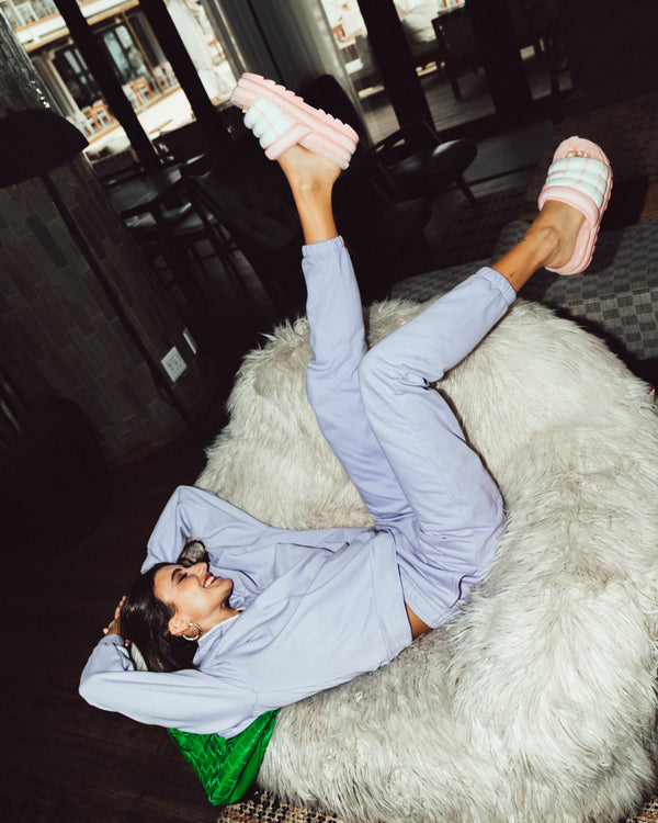 1/4 Zip Sweatshirt Lilac