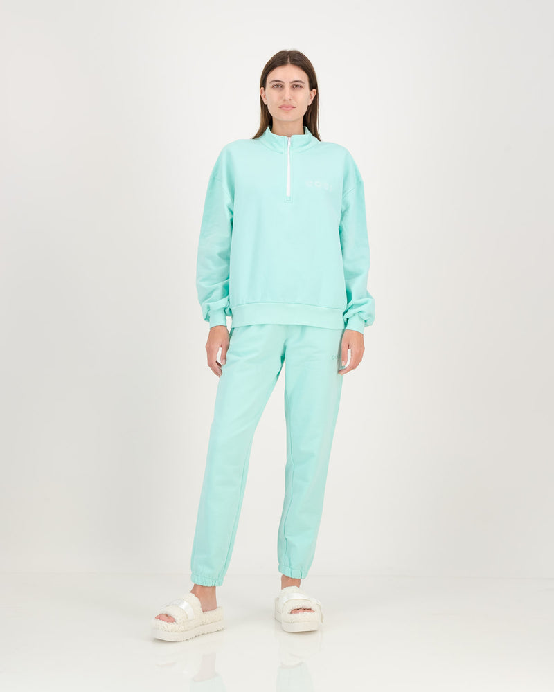 1/4 Zip Sweatshirt Mint