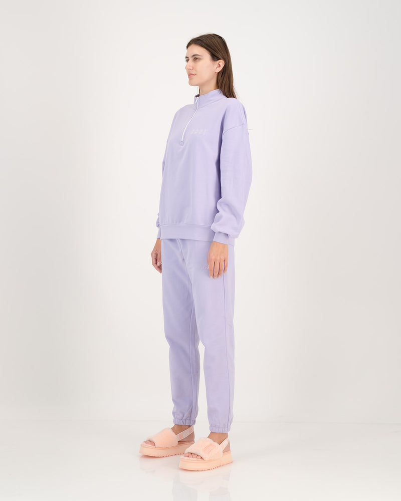 1/4 Zip Sweatshirt Lilac