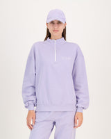1/4 Zip Sweatshirt Lilac